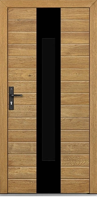 Klasyczne drzwi zewnętrzne drewniane Doorsy Vintage o grubości 100 mm