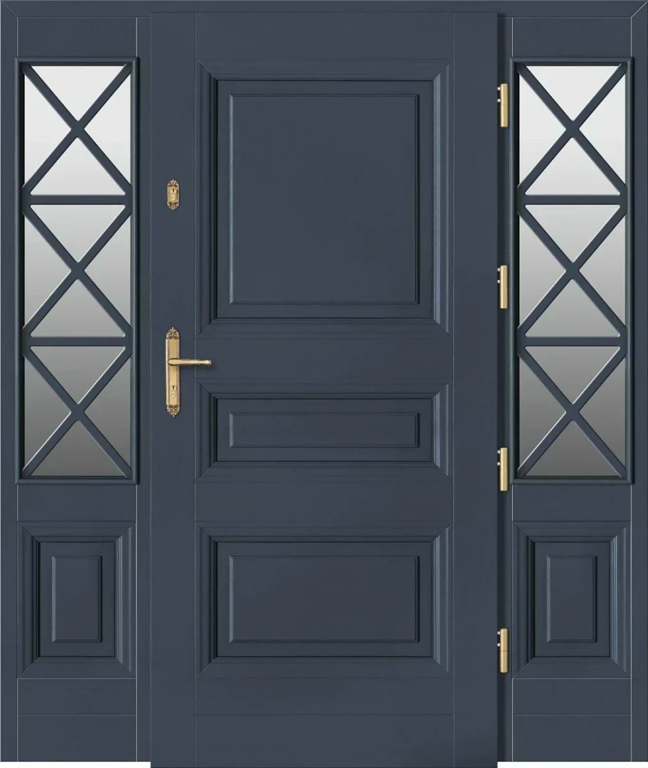 Drzwi zewnętrzne Barański w nowoczesnej aranżacji