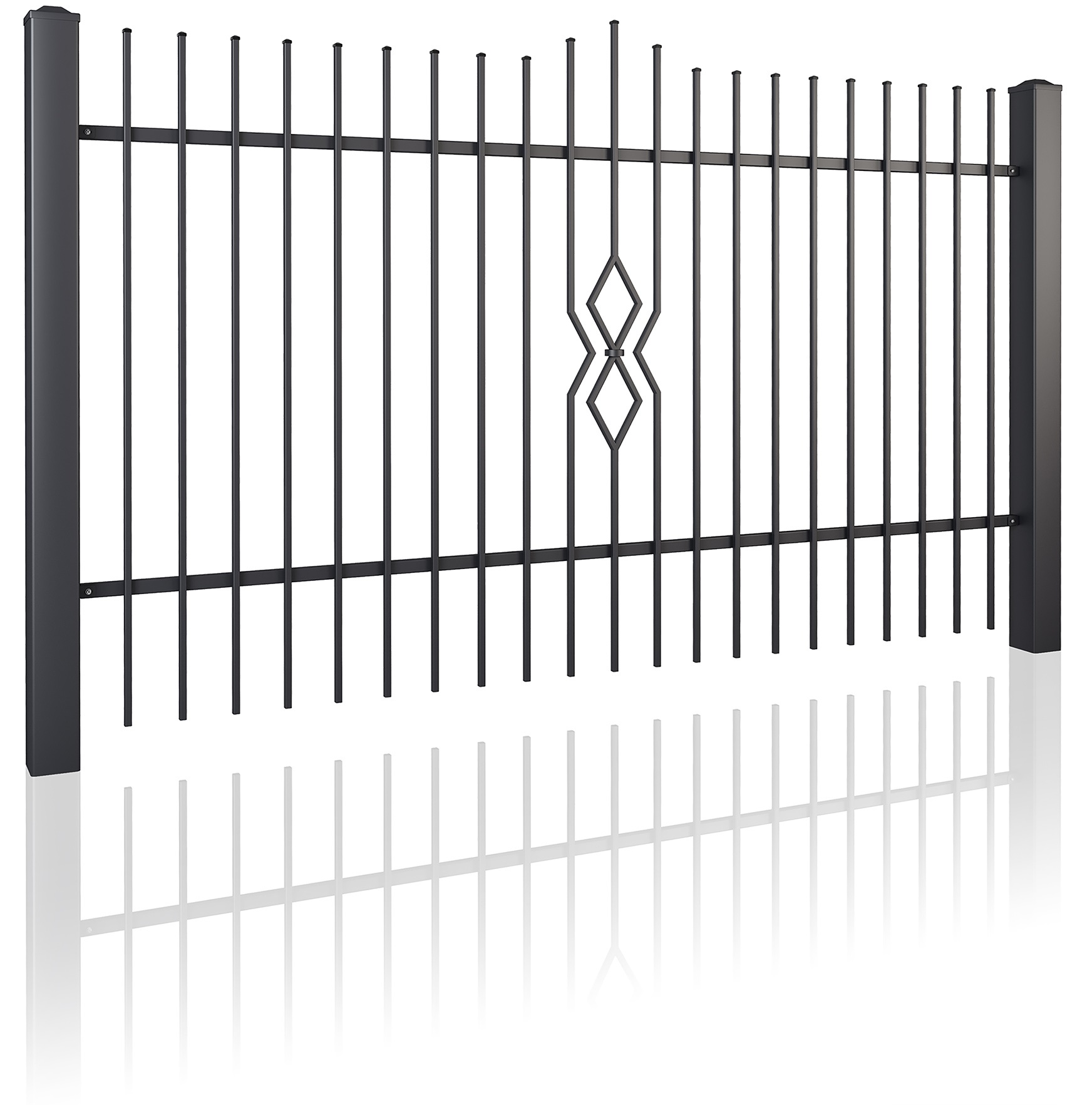 Ogrodzenie posesyjne stalowe Wiśniowski Basic