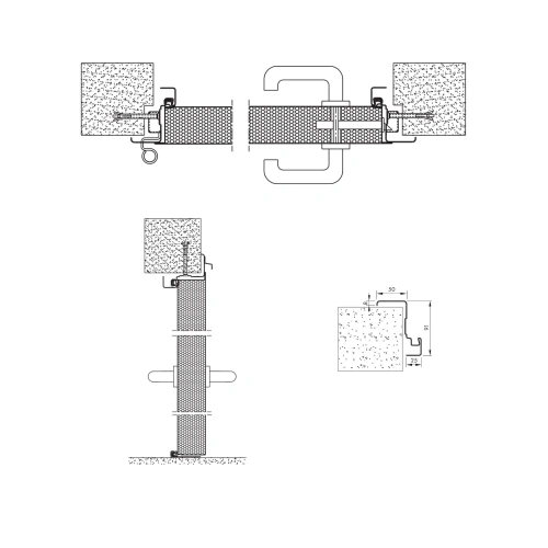 Wymiary i detale konstrukcyjne drzwi Wiśniowski ECO
