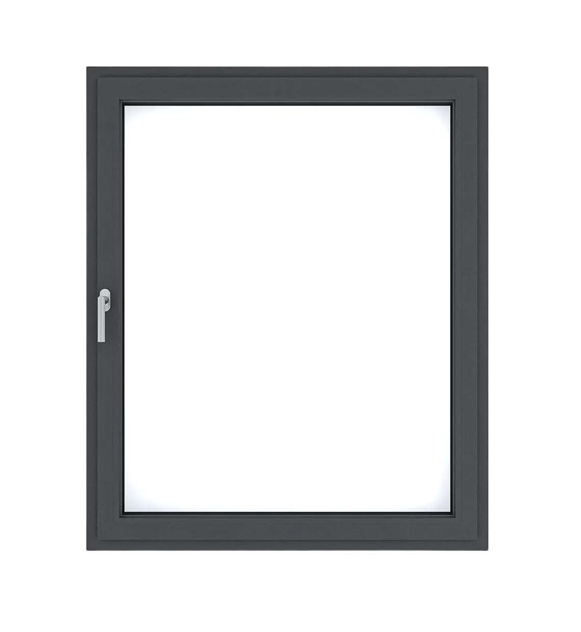 System okienny Aluplast NEO View - widok profilu z ukrytym skrzydłem i potrójnym uszczelnieniem