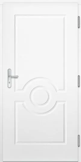 Eleganckie drzwi zewnętrzne drewniane Erkado Classic model P201