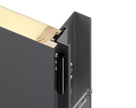 Erkado THERMO 64 - przekrój techniczny skrzydła 64 mm