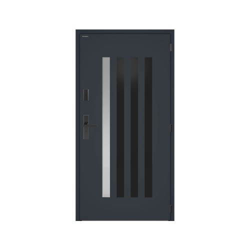 Ekonomiczne stalowe drzwi zewnętrzne Wiśniowski NOBE